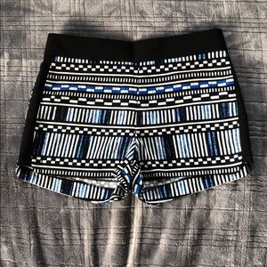 J Crew Geometric Shorts